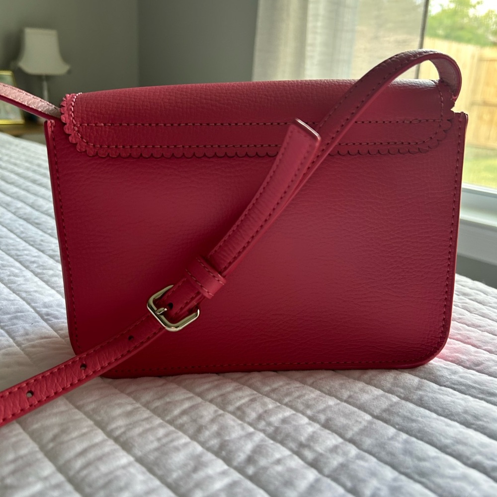 Kate Spade pink bow crossbody purse - Picture 4 of 5